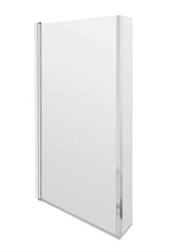 L-Shape Shower Bath Screen (Hinged)